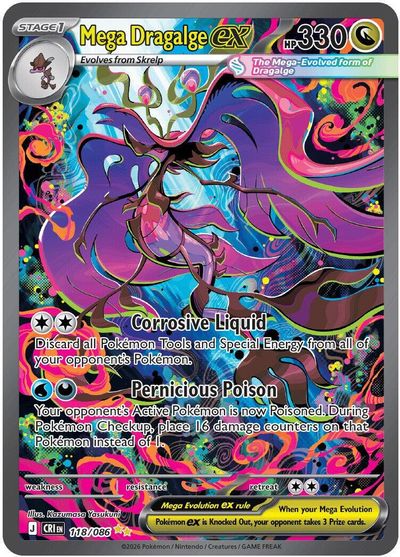 Mega Dragalge ex - 118/086 card art