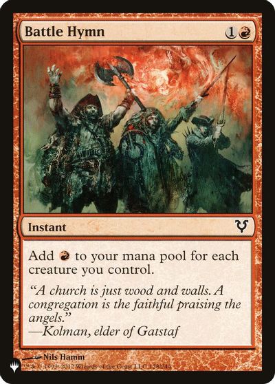 Battle Hymn card art