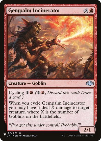 Gempalm Incinerator (DMR) card art