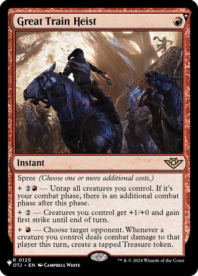Great Train Heist card art