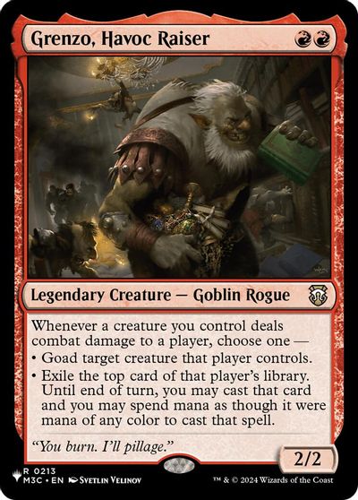 Grenzo, Havoc Raiser card art
