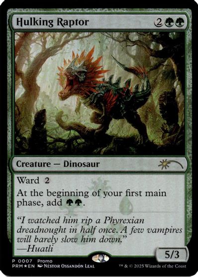 Hulking Raptor card art