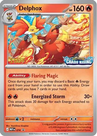 Delphox - 074 [Staff] card art