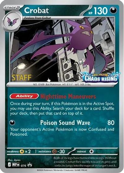 Crobat - 076 [Staff] card art