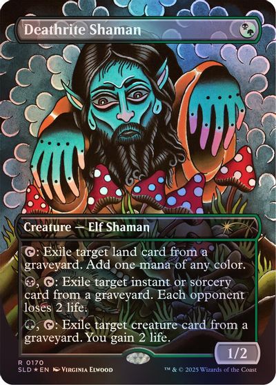 Deathrite Shaman (Rainbow Foil) card art