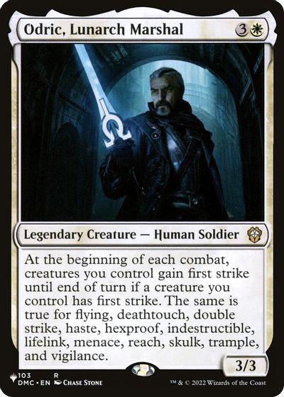 Odric, Lunarch Marshal (DMC) card art