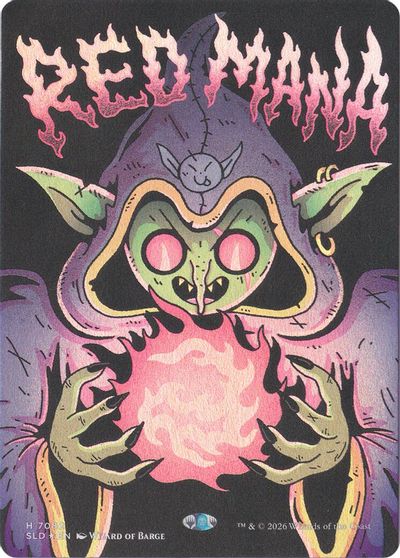 Red Mana card art