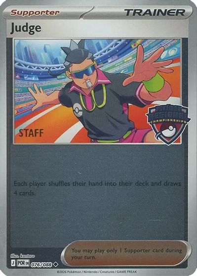 Judge - 076/088 (Regional Championships) [Staff] card art