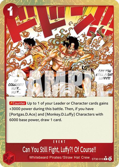 Can You Still Fight, Luffy?! Of Course!! (Parallel) card art