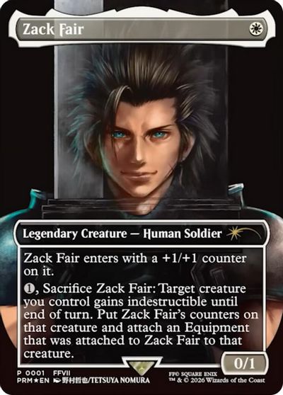 Zack Fair card art