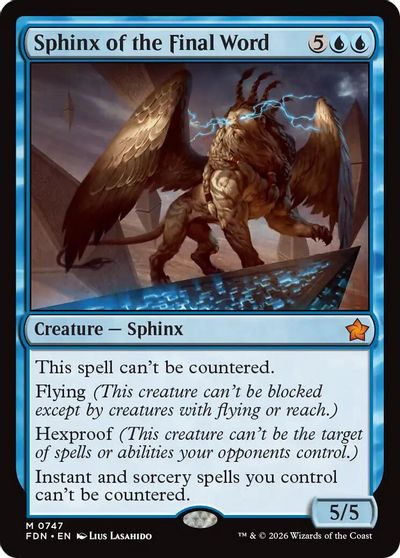 Sphinx of the Final Word (0747) card art