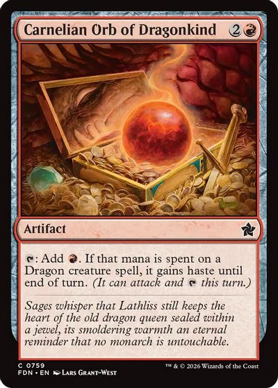 Carnelian Orb of Dragonkind (0759) card art