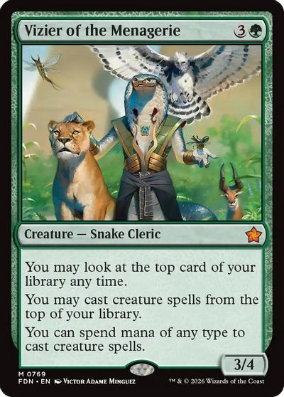 Vizier of the Menagerie (0769) card art