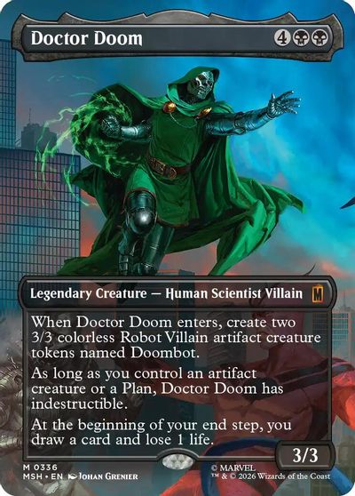 Doctor Doom (Borderless) (0336) card art