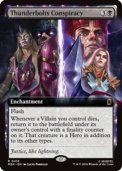 Thunderbolts Conspiracy (Extended Art) card art
