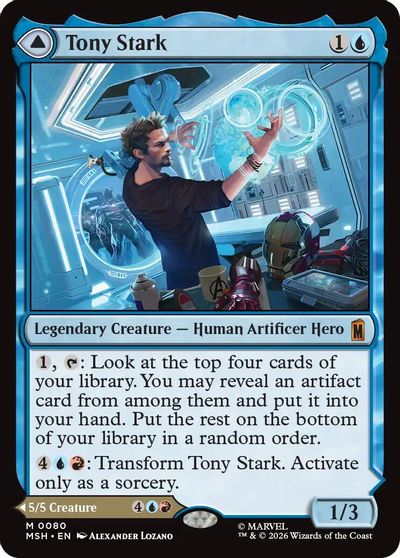 Tony Stark card art