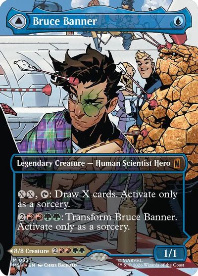 Bruce Banner (Borderless) (0331) card art