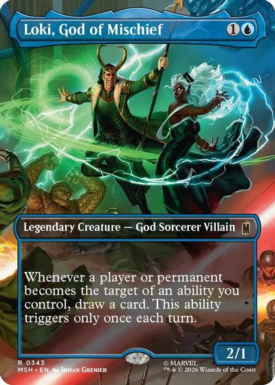 Loki, God of Mischief (Borderless) card art
