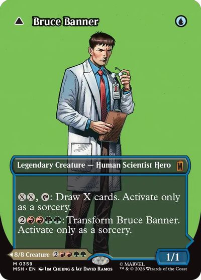 Bruce Banner (Borderless) (0359) card art