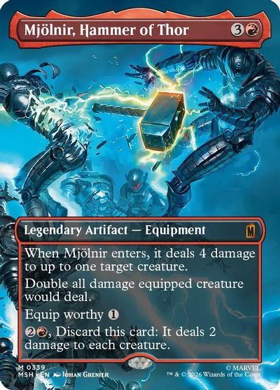 Mjolnir, Hammer of Thor (Borderless) (0339) card art