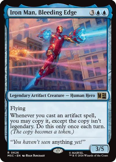 Iron Man, Bleeding Edge card art