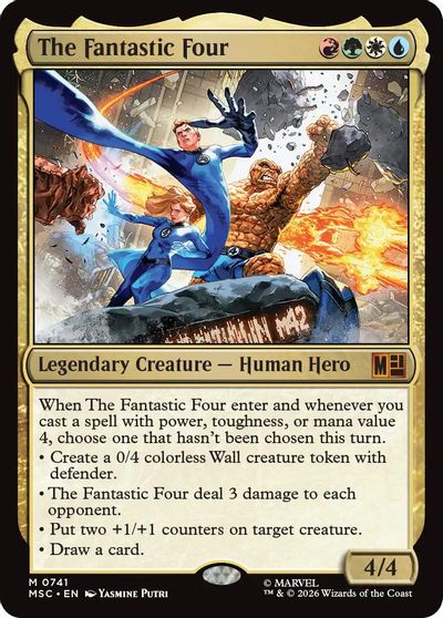 The Fantastic Four card art