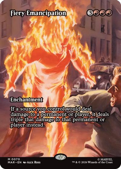 Fiery Emancipation (Borderless) card art