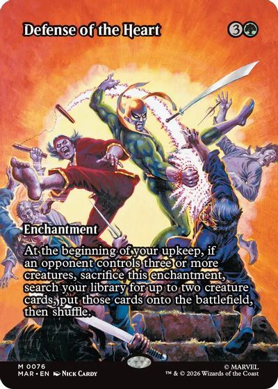 Defense of the Heart (Borderless) card art