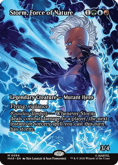 Storm, Force of Nature (Borderless) card art