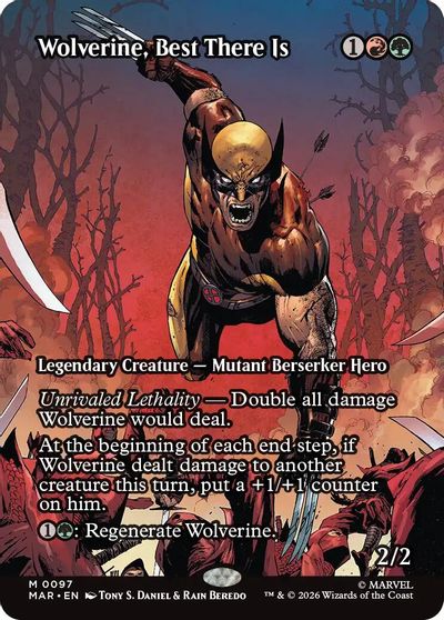 Wolverine, Best There Is (Borderless) card art