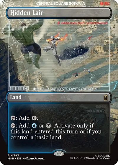 Hidden Lair (Borderless) card art