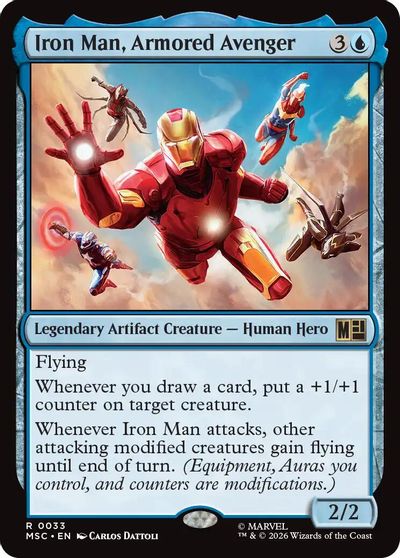 Iron Man, Armored Avenger (Surge Foil) card art