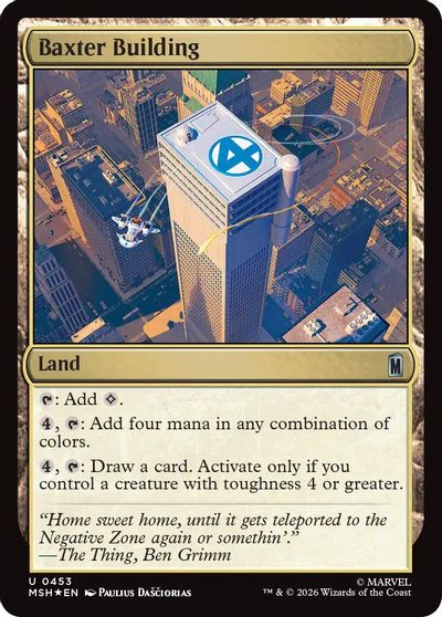 Baxter Building (Surge Foil) card art