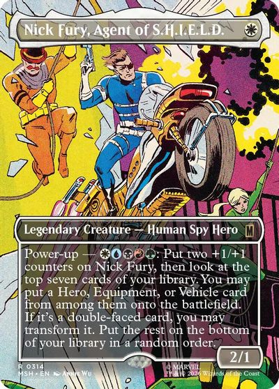 Nick Fury, Agent of S.H.I.E.L.D. (Borderless) card art