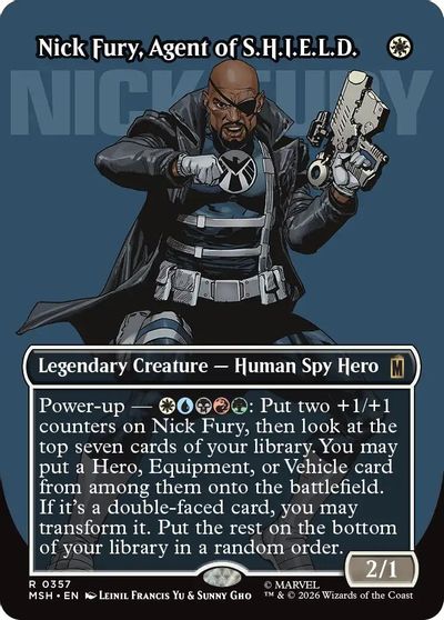 Nick Fury, Agent of S.H.I.E.L.D. (Borderless) (0357) card art