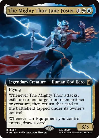 The Mighty Thor, Jane Foster (Extended Art) card art