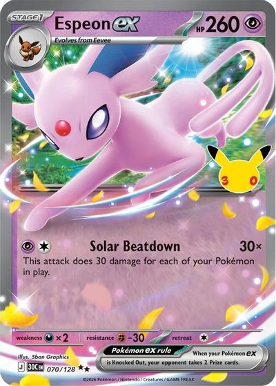 Espeon ex card art