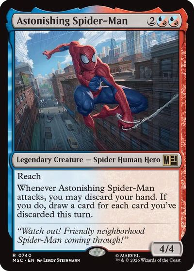 Astonishing Spider-Man card art