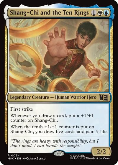 Shang-Chi and the Ten Rings card art