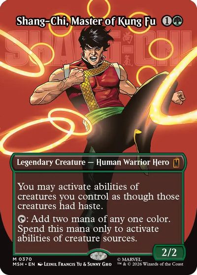 Shang-Chi, Master of Kung Fu (Borderless) (0370) card art