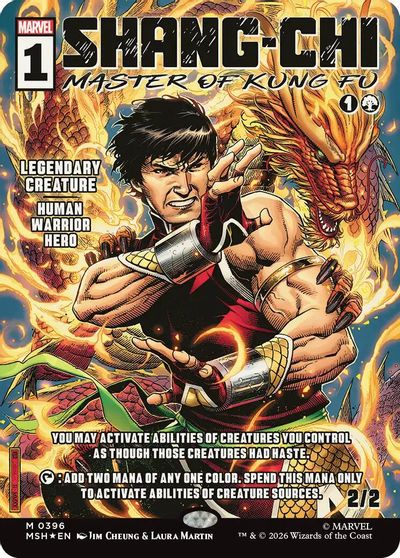 Shang-Chi, Master of Kung Fu (Borderless) (0396) card art