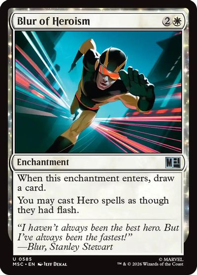 Blur of Heroism card art
