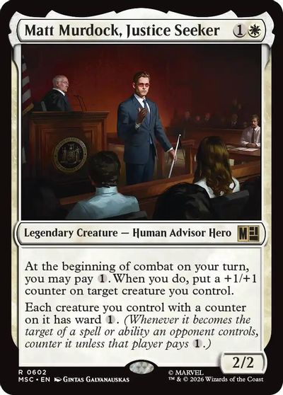 Matt Murdock, Justice Seeker card art