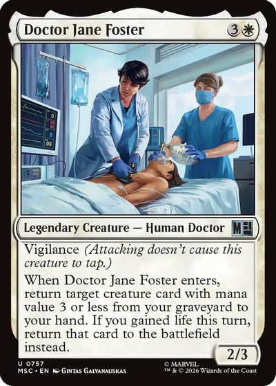 Doctor Jane Foster card art