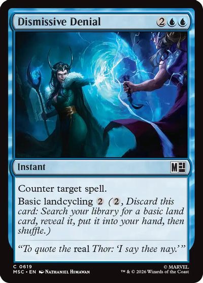Dismissive Denial card art