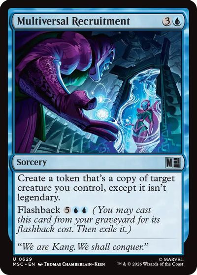 Multiversal Recruitment card art