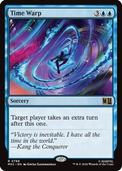 Time Warp card art