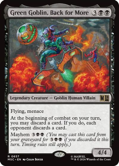 Green Goblin, Back for More card art
