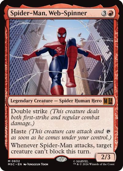 Spider-Man, Web-Spinner card art