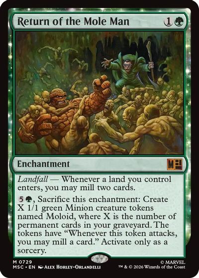Return of the Mole Man card art